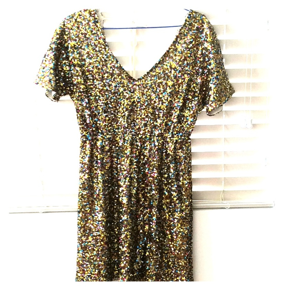 Sequins mini dress